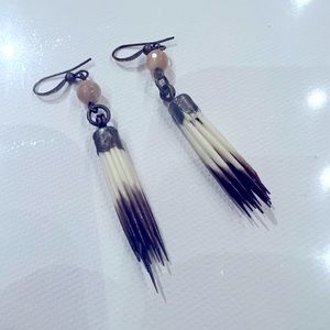 Locally made in Winnipeg. Porcupine quills